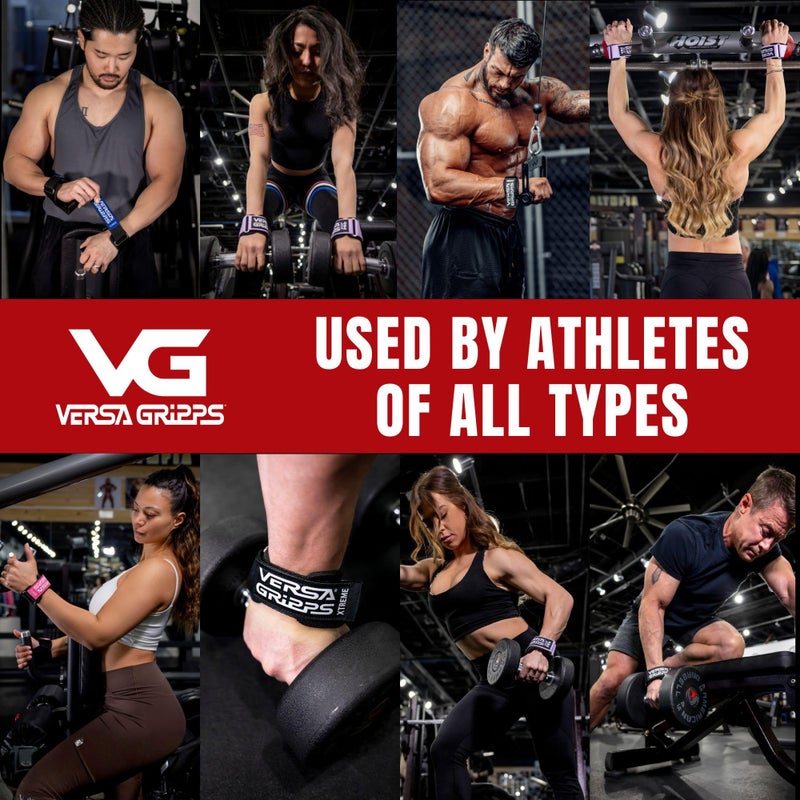 Versa Gripps Pro, Made in USA, Wrist Straps for Weightlifting Alternative, Best Training Accessory, XS, Black - Image 5